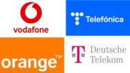 Deutsche Telekom, Orange, Telefonica et Vodafone