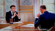 Emmanuel Macron a été interviewé par Gilles Bouleau sur TF1